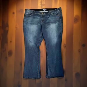 Plus Size Democracy Ab Solution Dark Wash Jeans Size 24W 46x30 #126